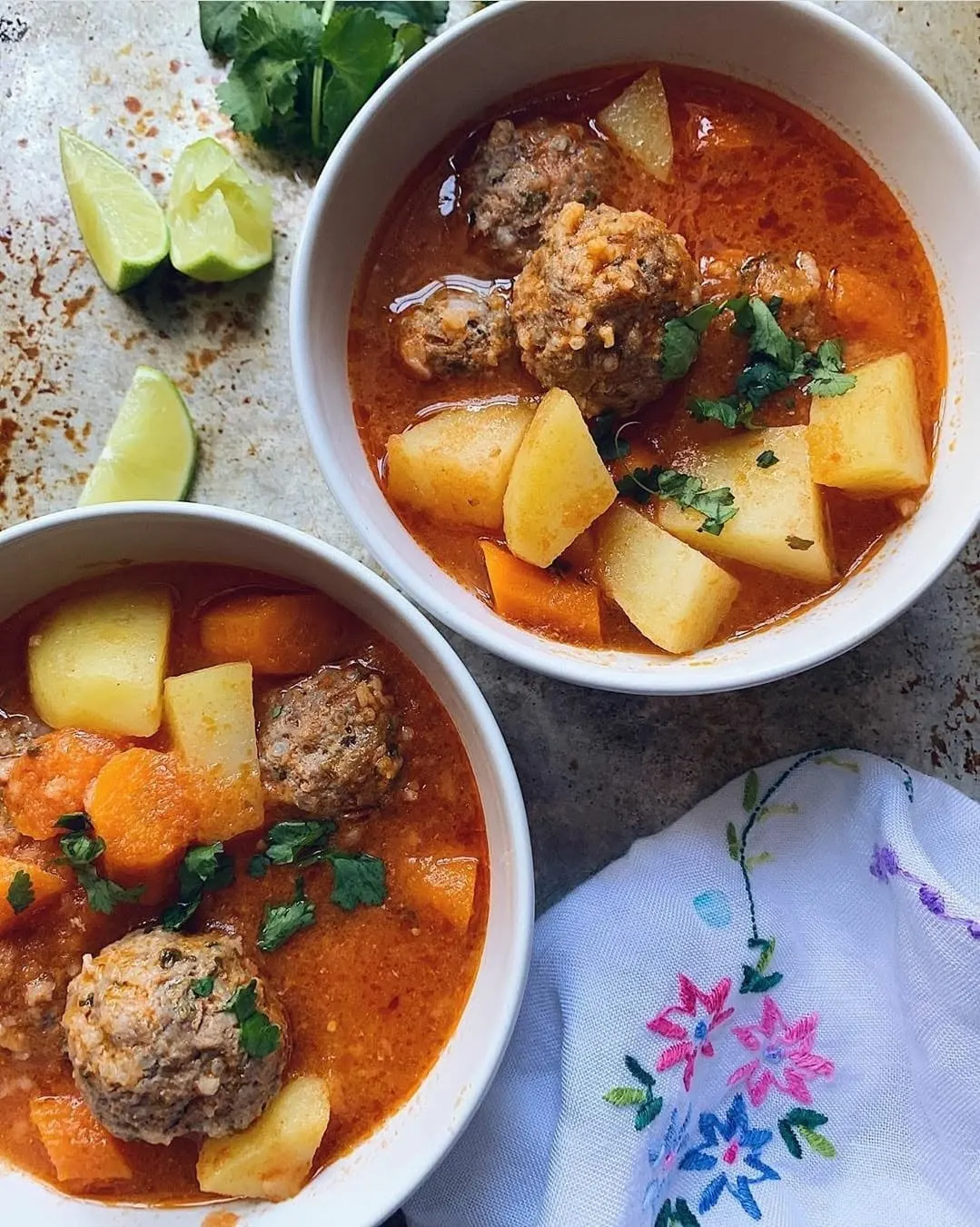 Large Albóndigas Soup + Small Quesadilla