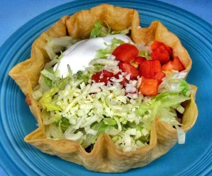 Mexican Basket taco salad